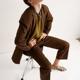 The Oversized Blazer in Brown