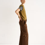 The Knit Vest in Moss