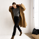 The Slim Stovepipe Jean in Black