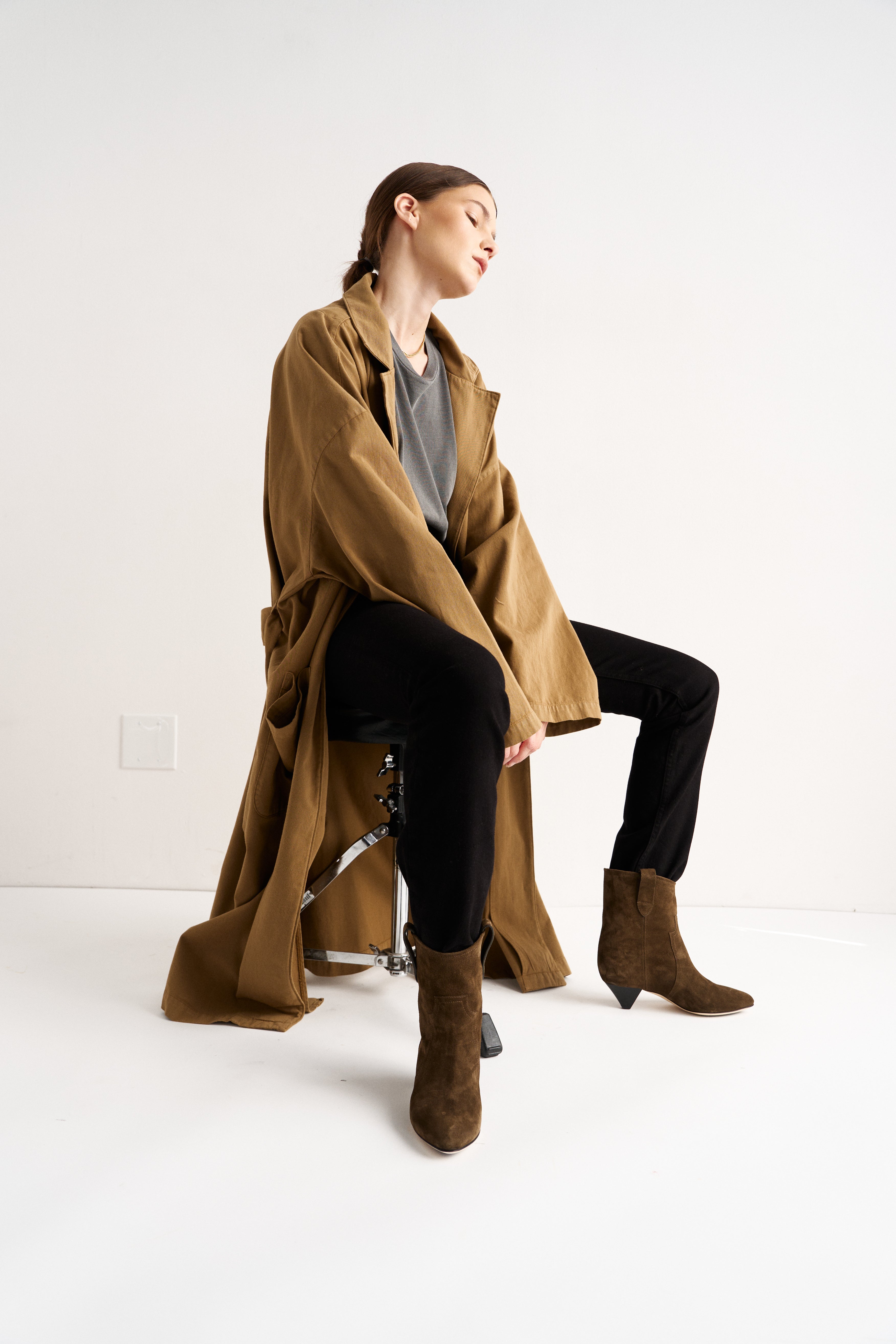 The York Robe in Camel