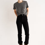 The Slim Stovepipe Jean in Black