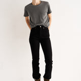 The Slim Stovepipe Jean in Black