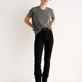 The Slim Stovepipe Jean in Black