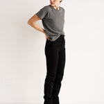 The Slim Stovepipe Jean in Black