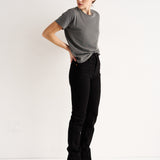 The Slim Stovepipe Jean in Black