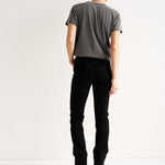 The Slim Stovepipe Jean in Black