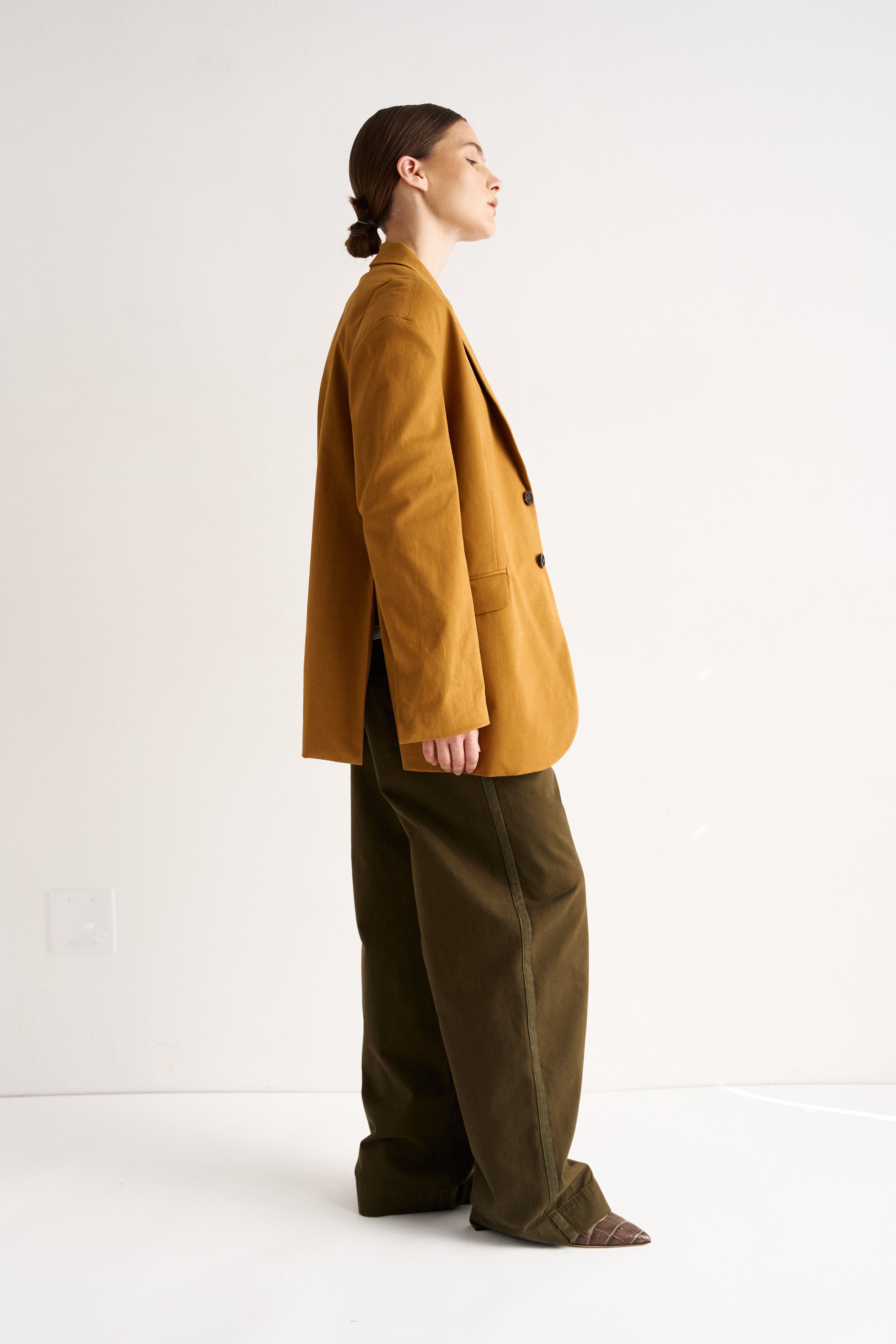 The Oversized Blazer in Mustard