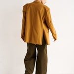 The Oversized Blazer in Mustard