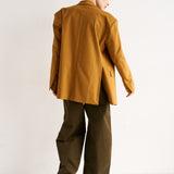 The Oversized Blazer in Mustard