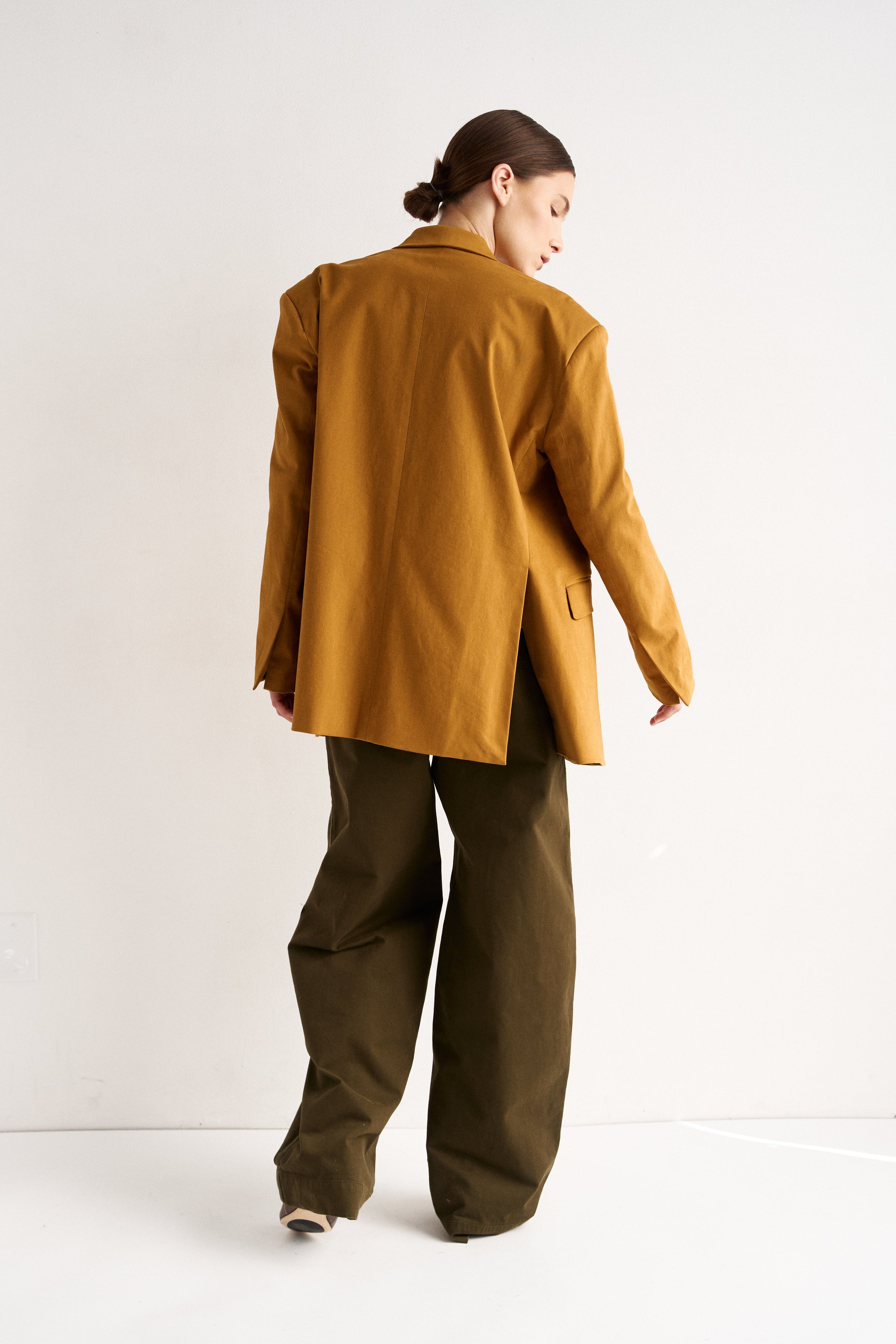 The Oversized Blazer in Mustard