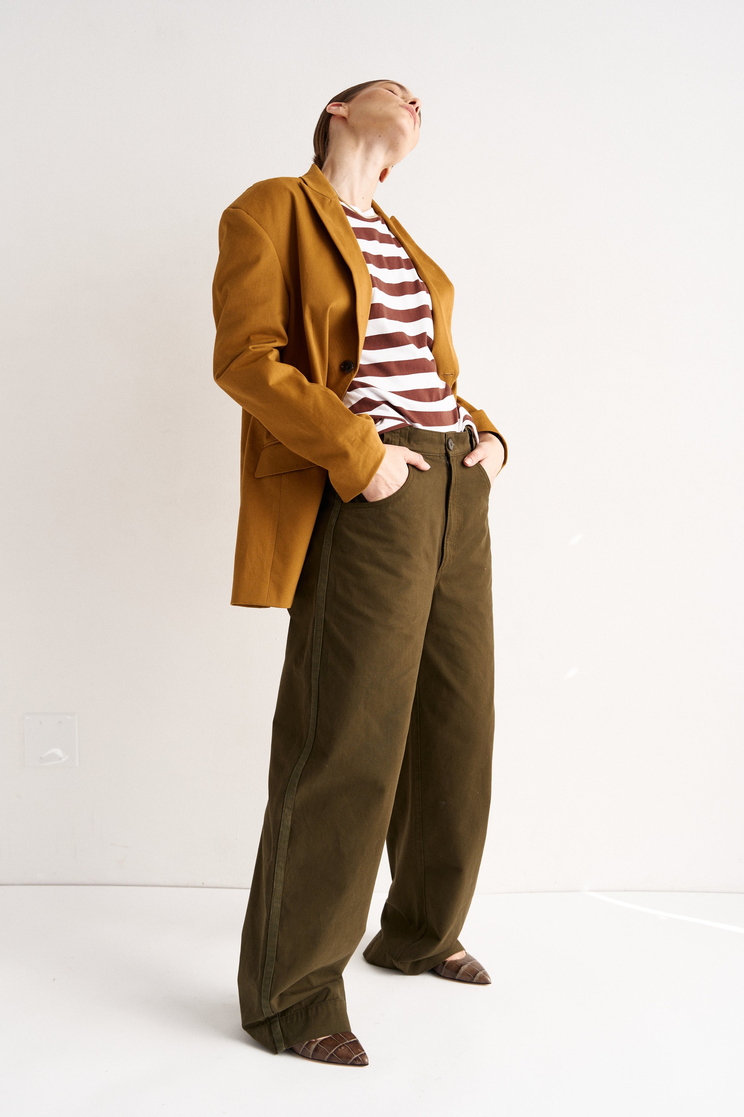 The Oversized Blazer in Mustard