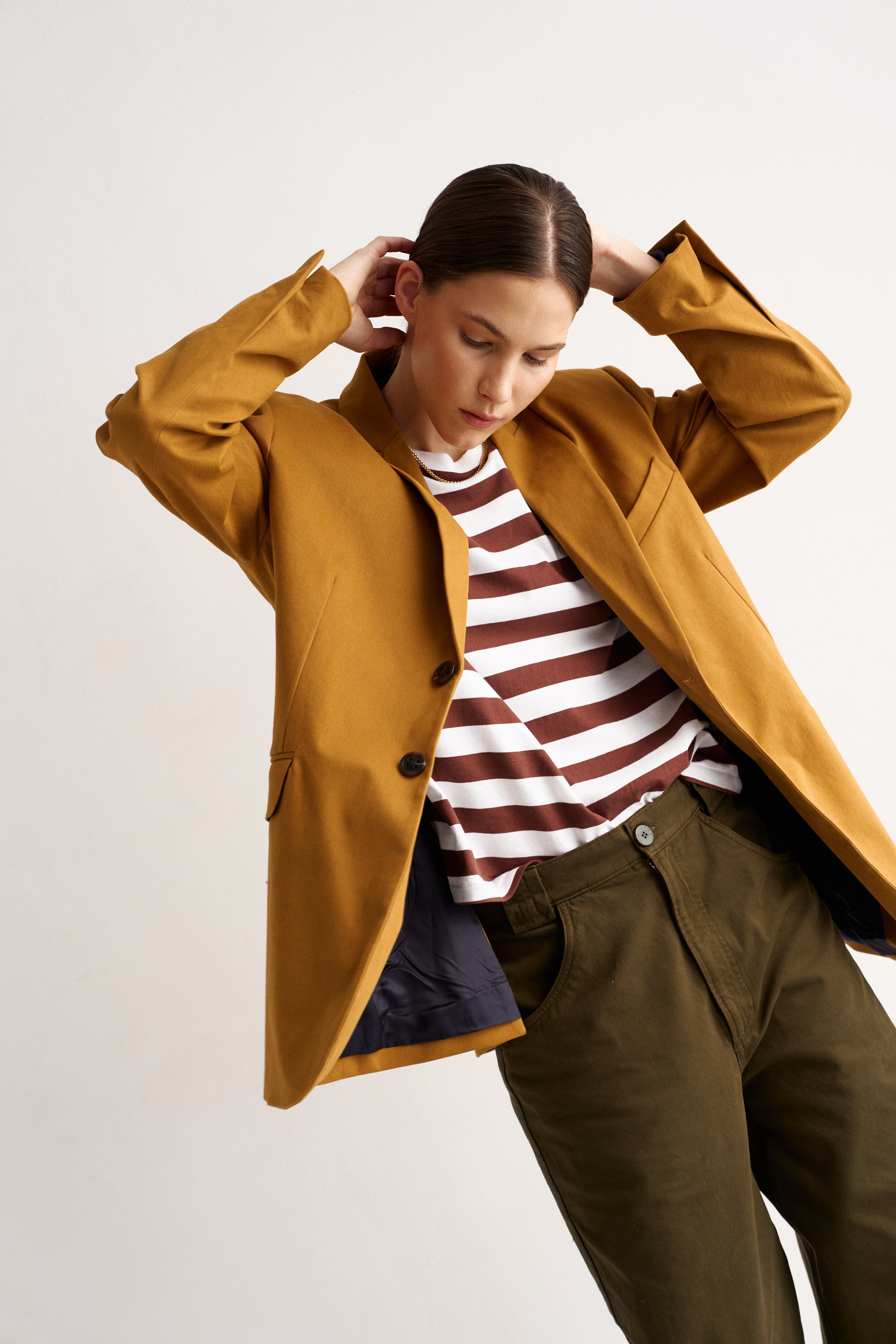 The Oversized Blazer in Mustard