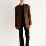 The Oversized Blazer in Brown