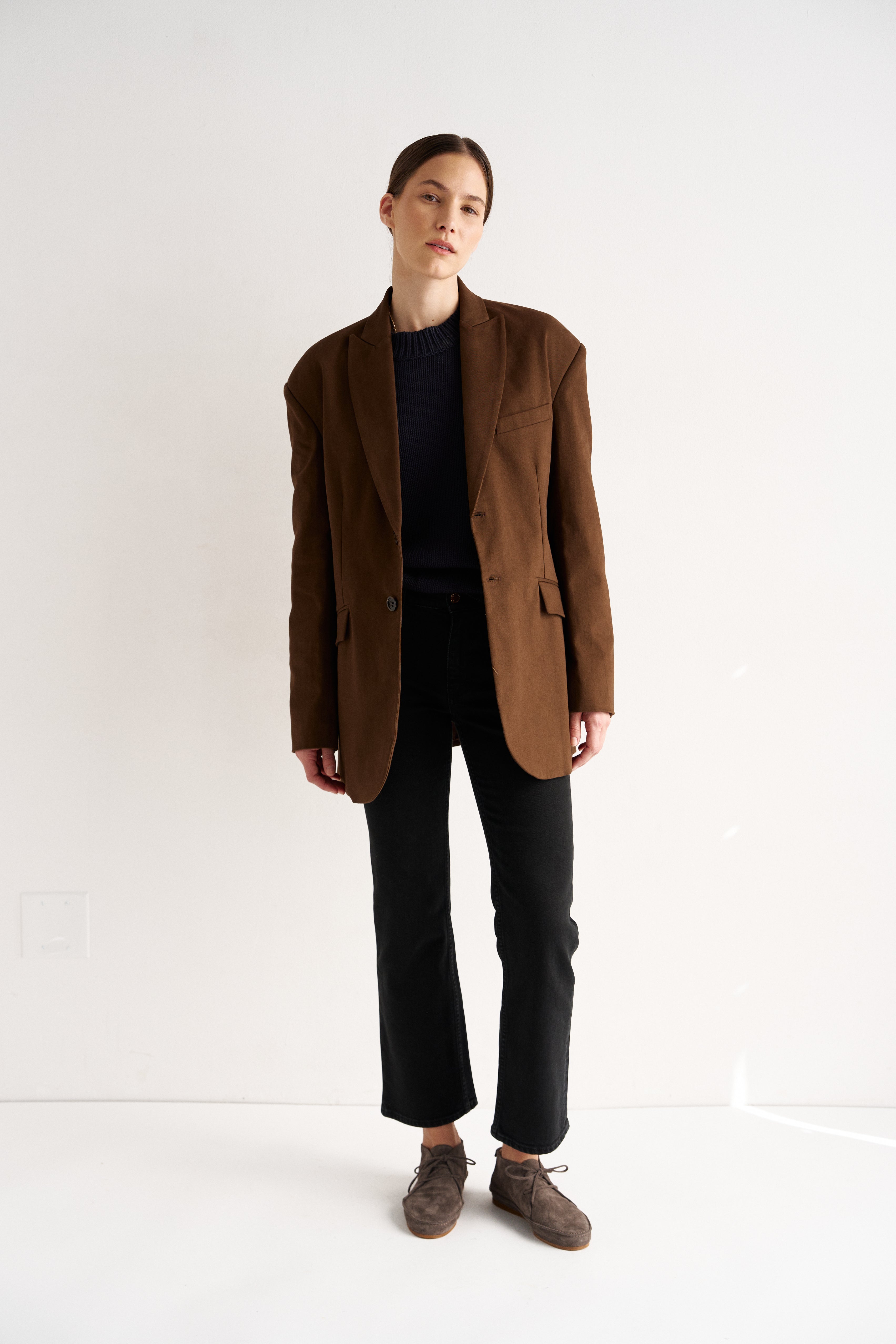 The Oversized Blazer in Brown