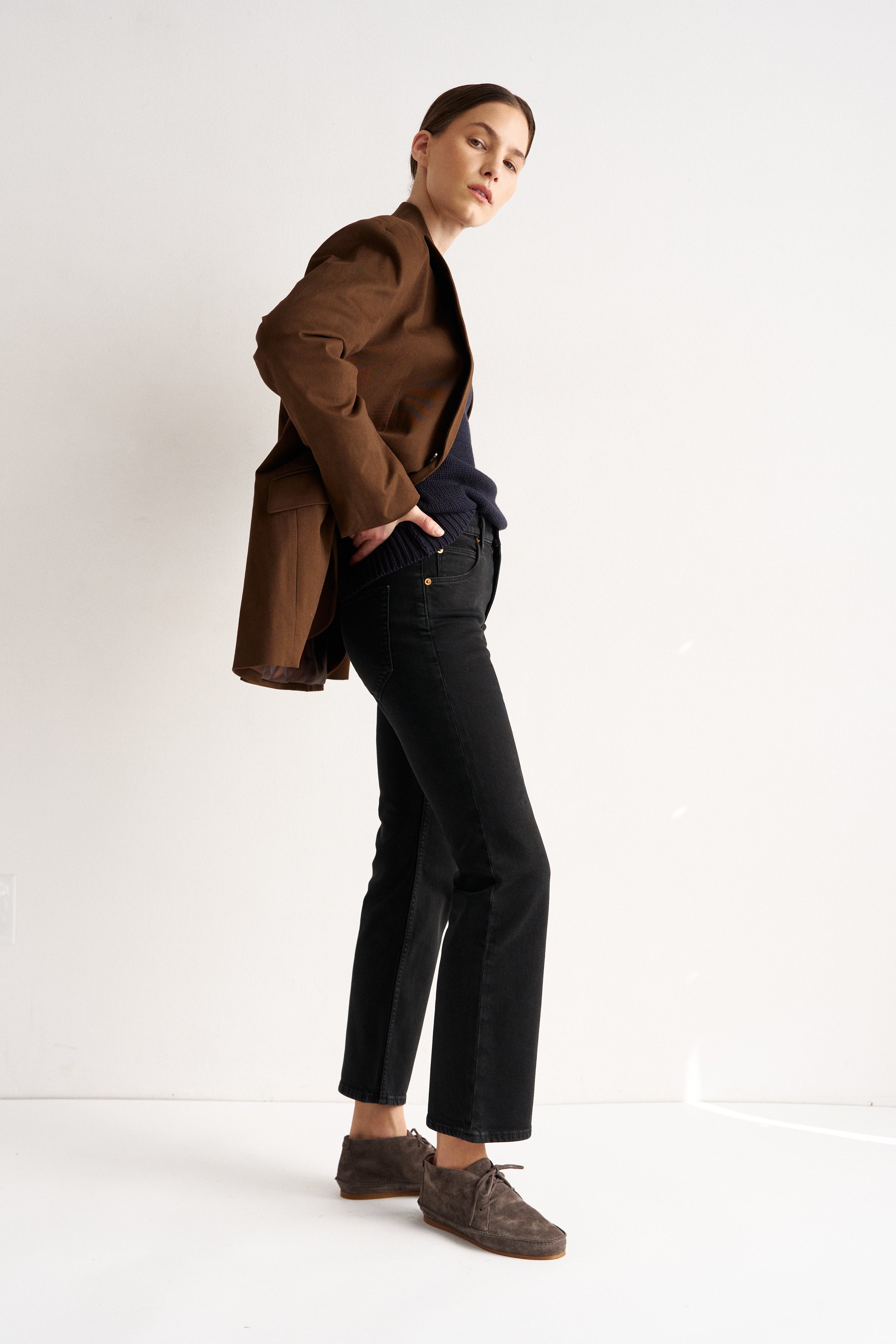 The Oversized Blazer in Brown