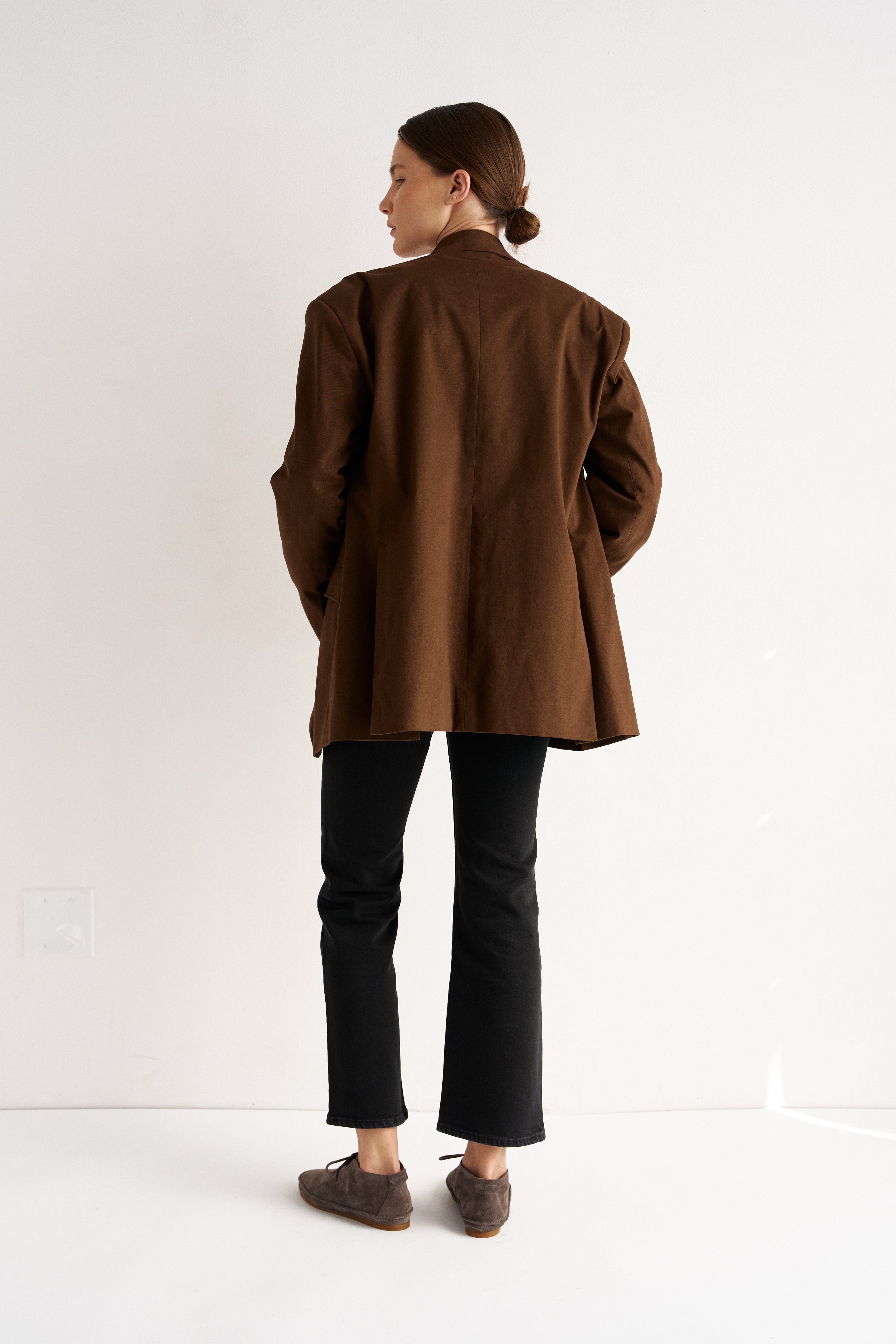 The Oversized Blazer in Brown