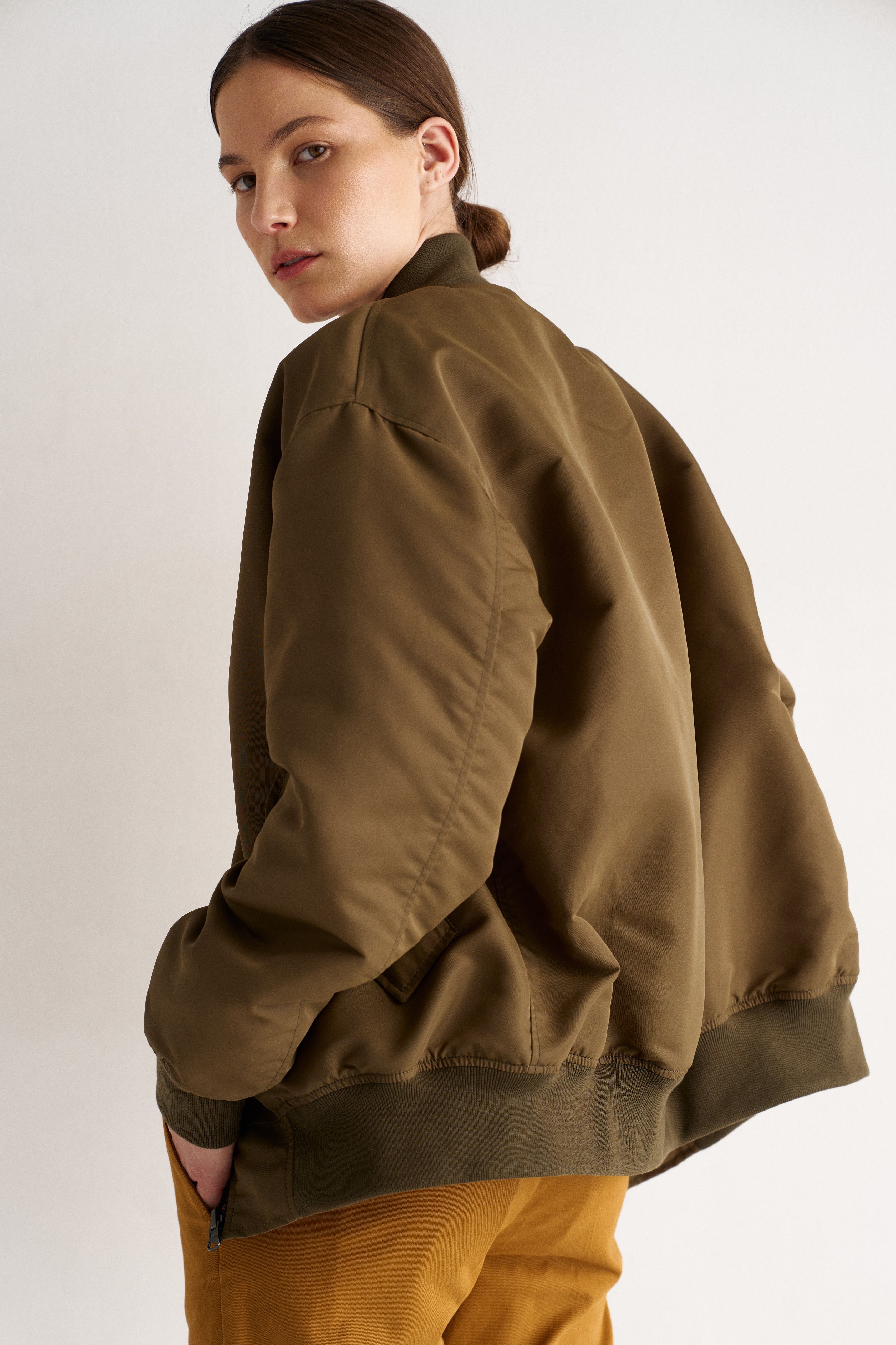 The Reversible Bomber in Olive