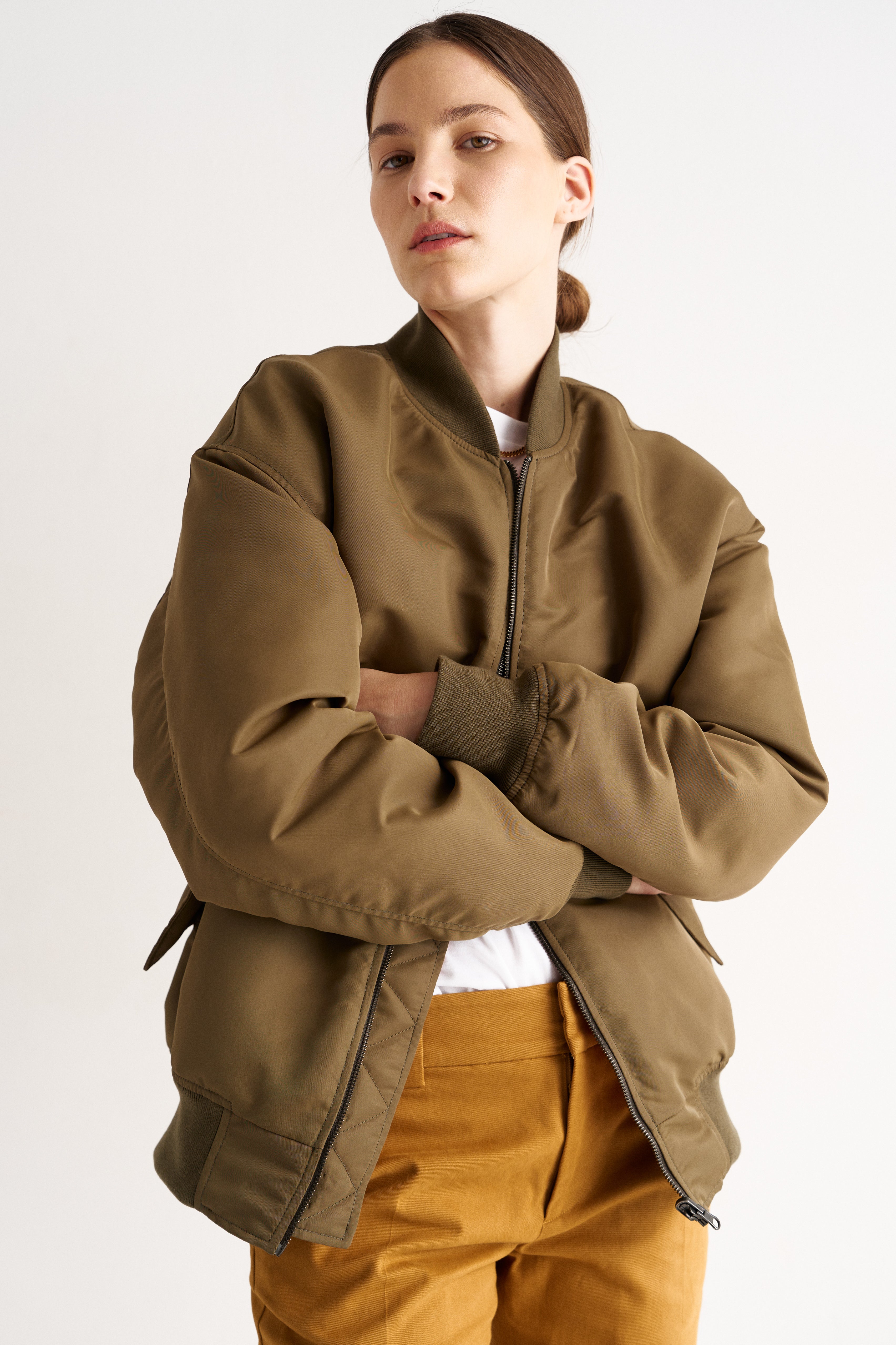 The Reversible Bomber in Olive
