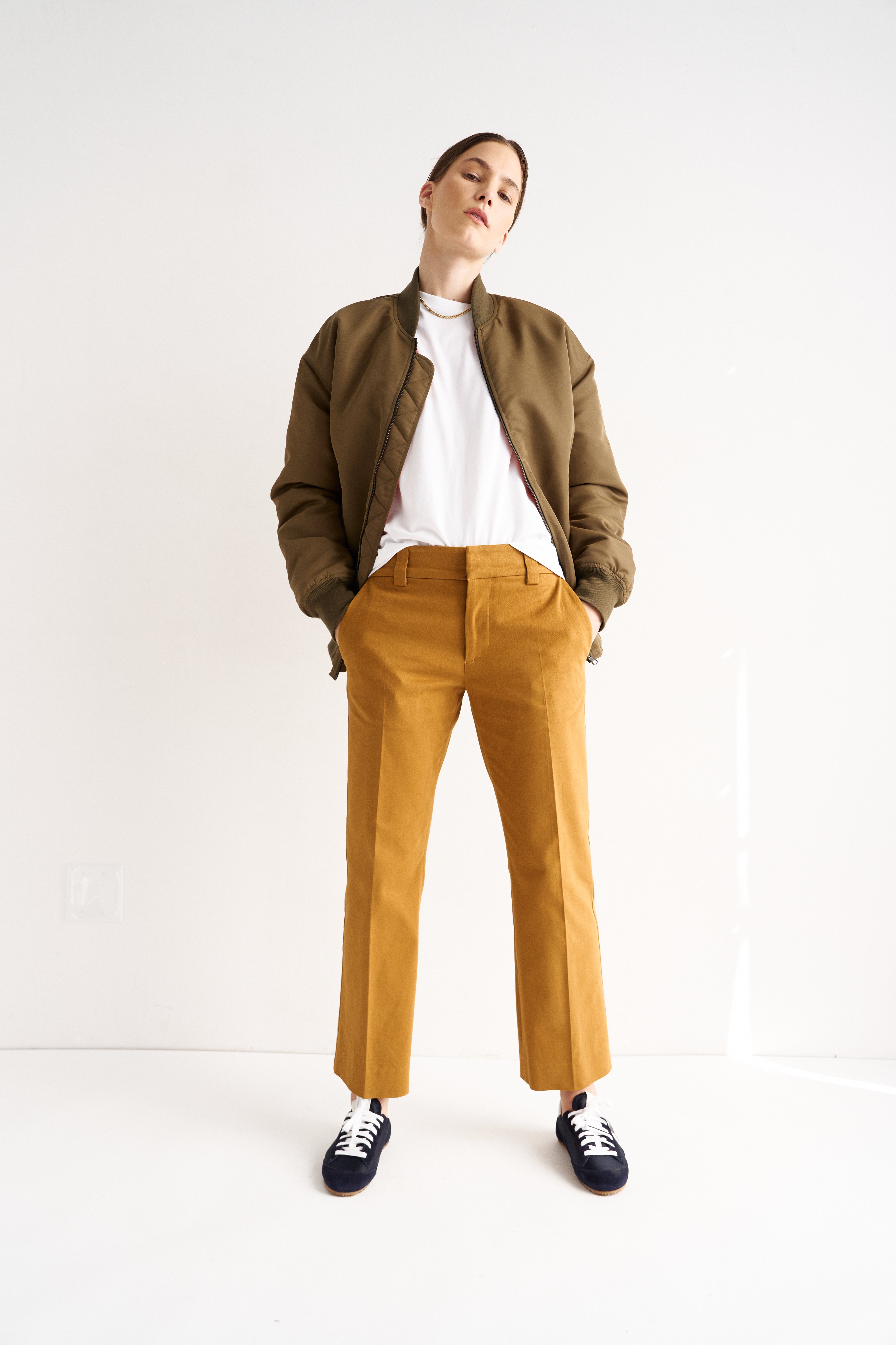 The Reversible Bomber in Olive