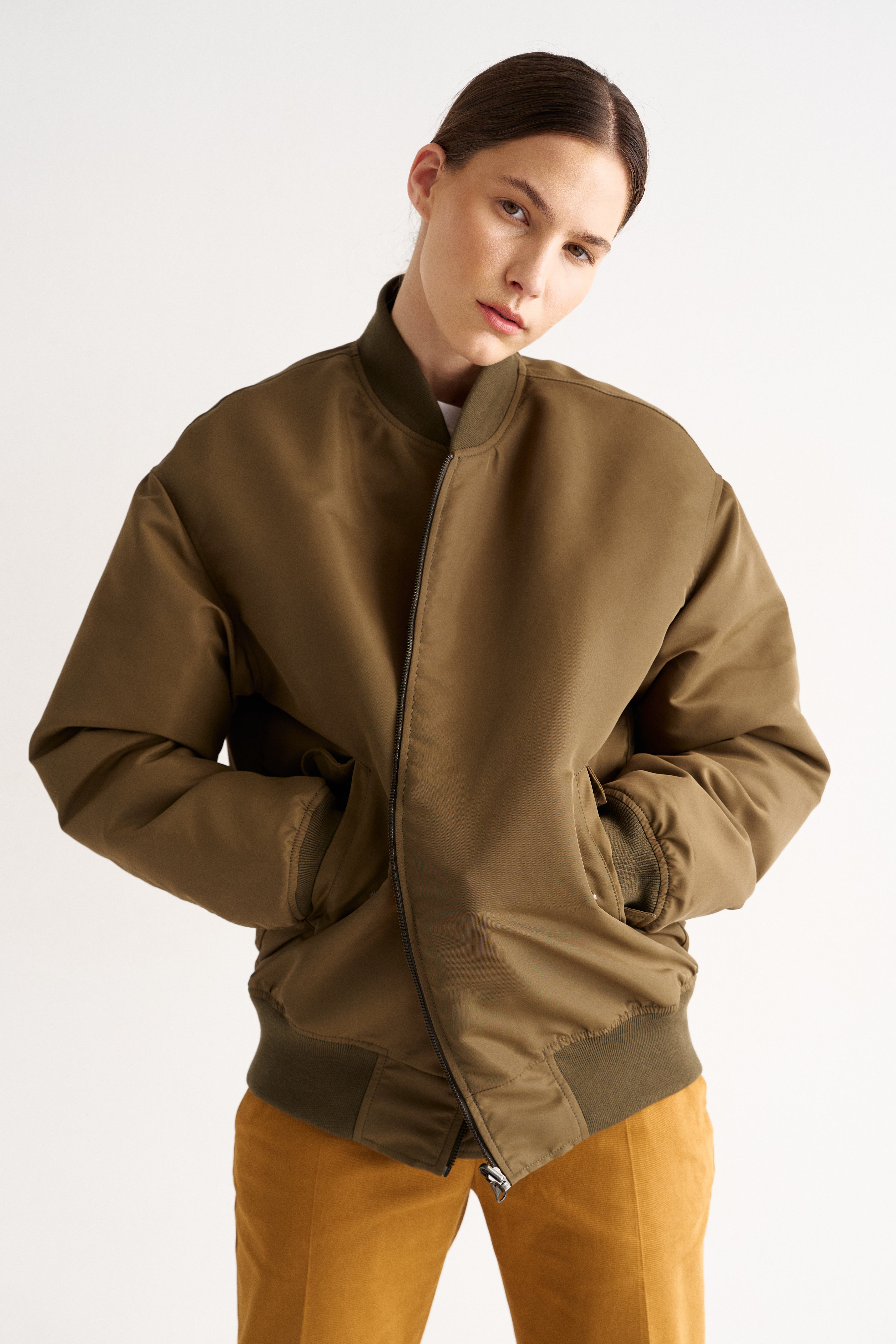 The Reversible Bomber in Olive