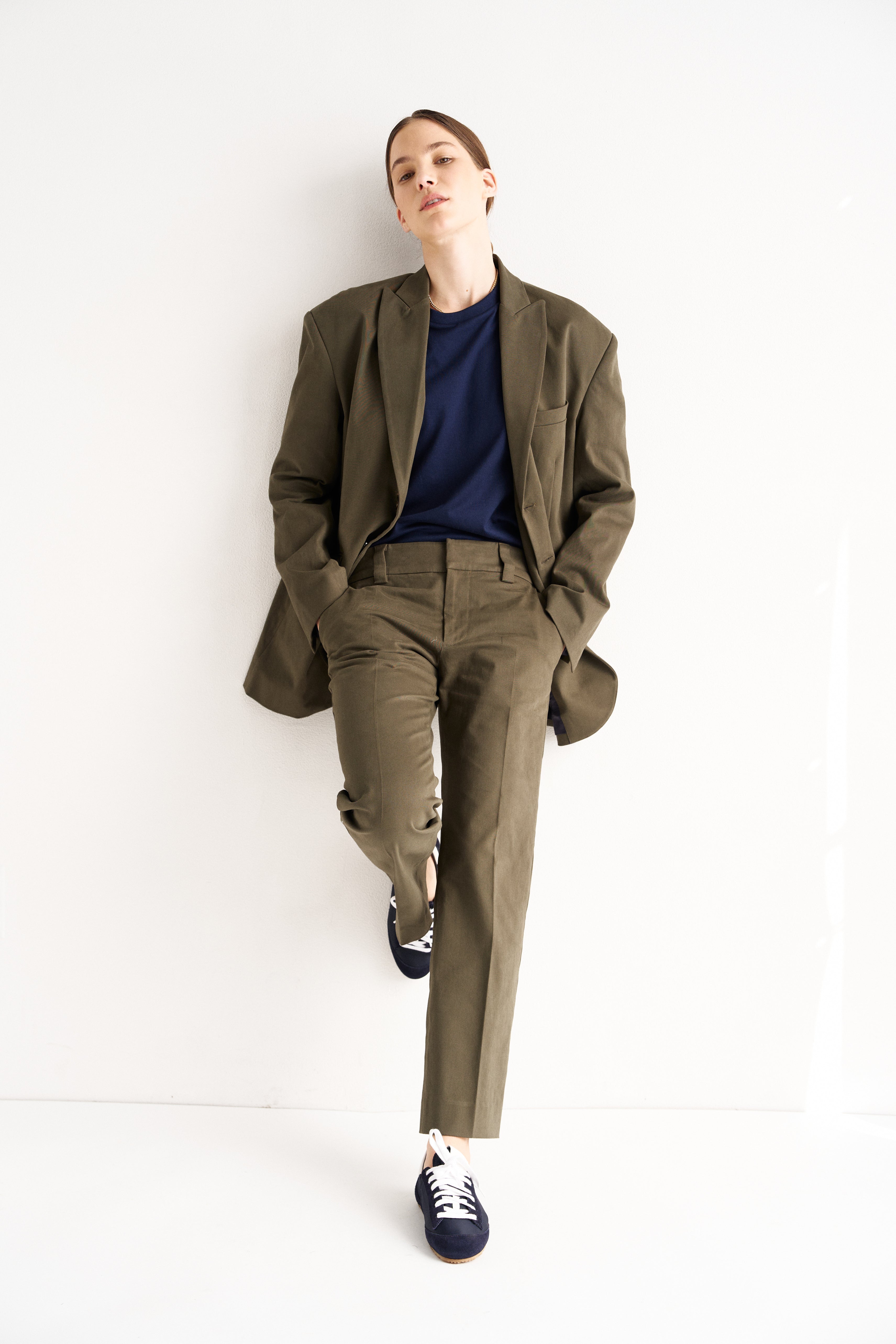 The Kick Trouser in Olive