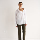 The Asymmetry Shirt in White