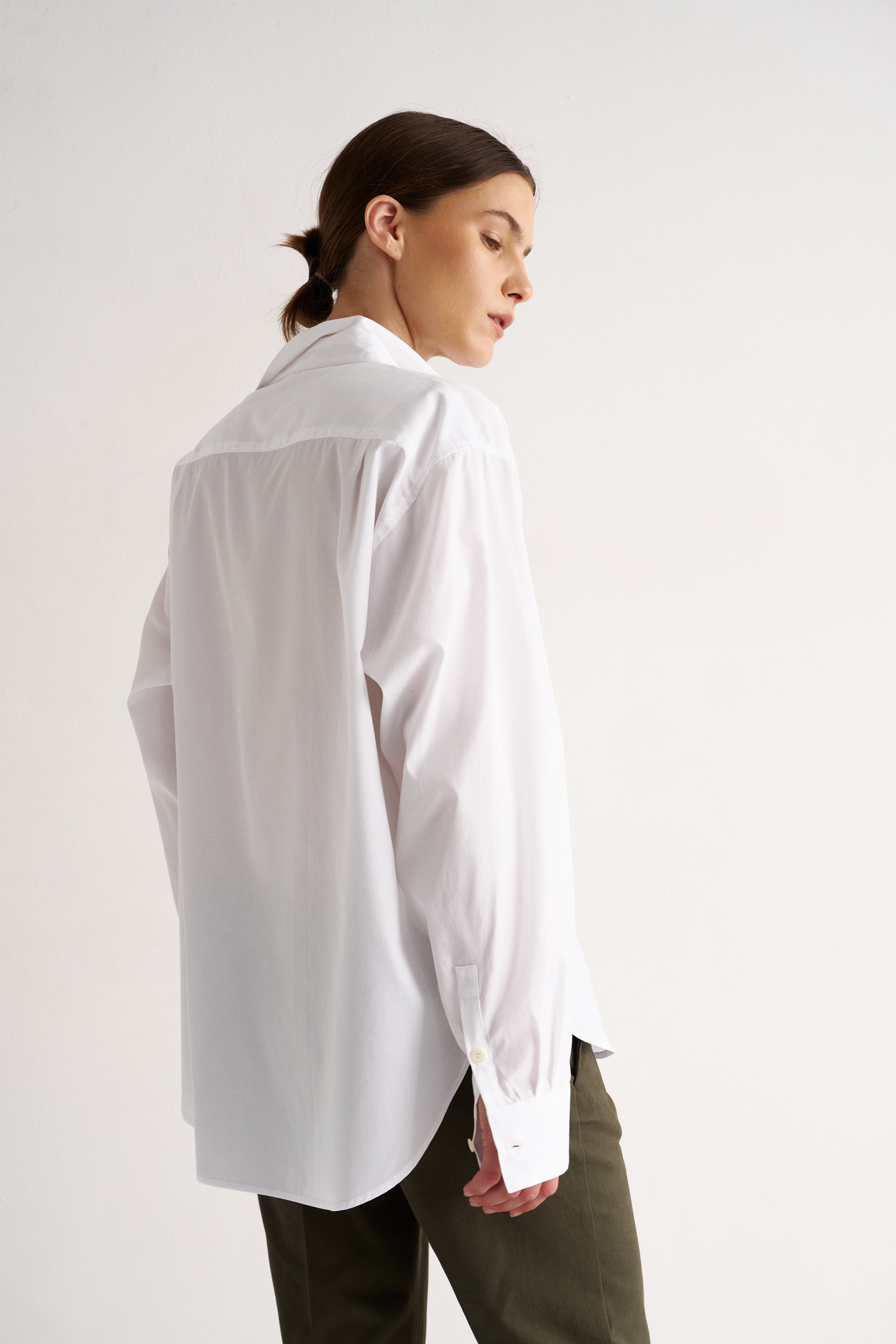The Asymmetry Shirt in White
