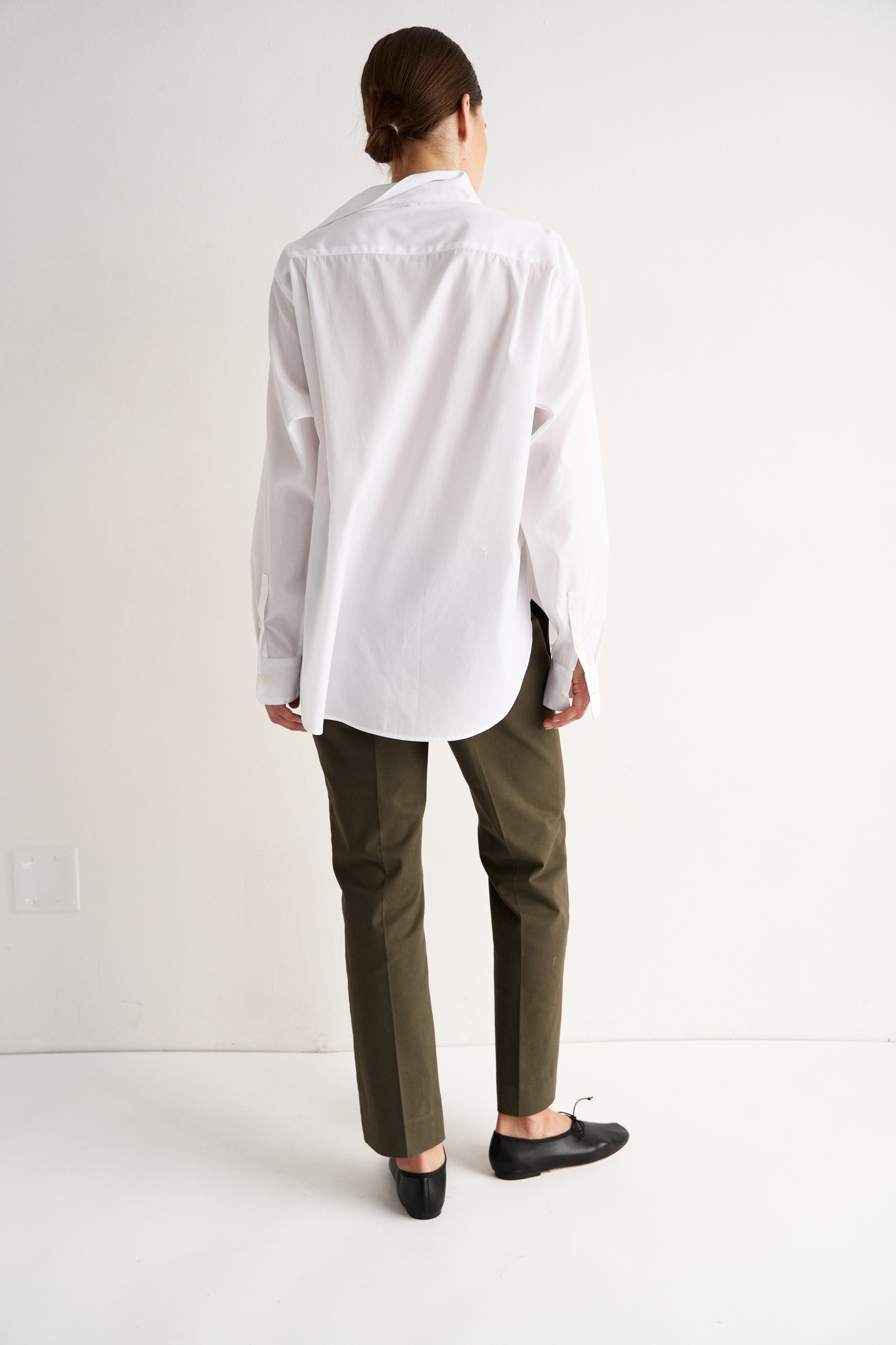 The Asymmetry Shirt in White