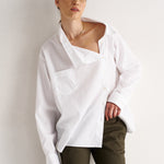 The Asymmetry Shirt in White