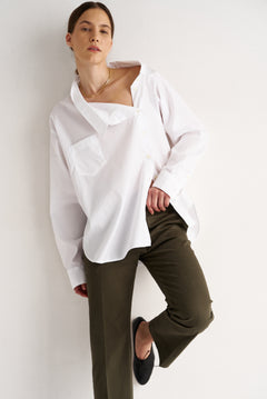 The Asymmetry Shirt in White