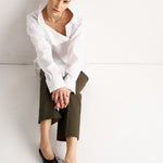 The Asymmetry Shirt in White