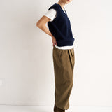 The Knit Vest in Navy
