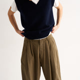 The Knit Vest in Navy