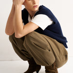 The Knit Vest in Navy
