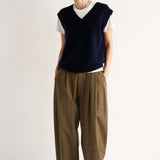 The Knit Vest in Navy