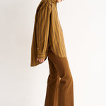 The Essential Shirt in Goldenrod Stripe