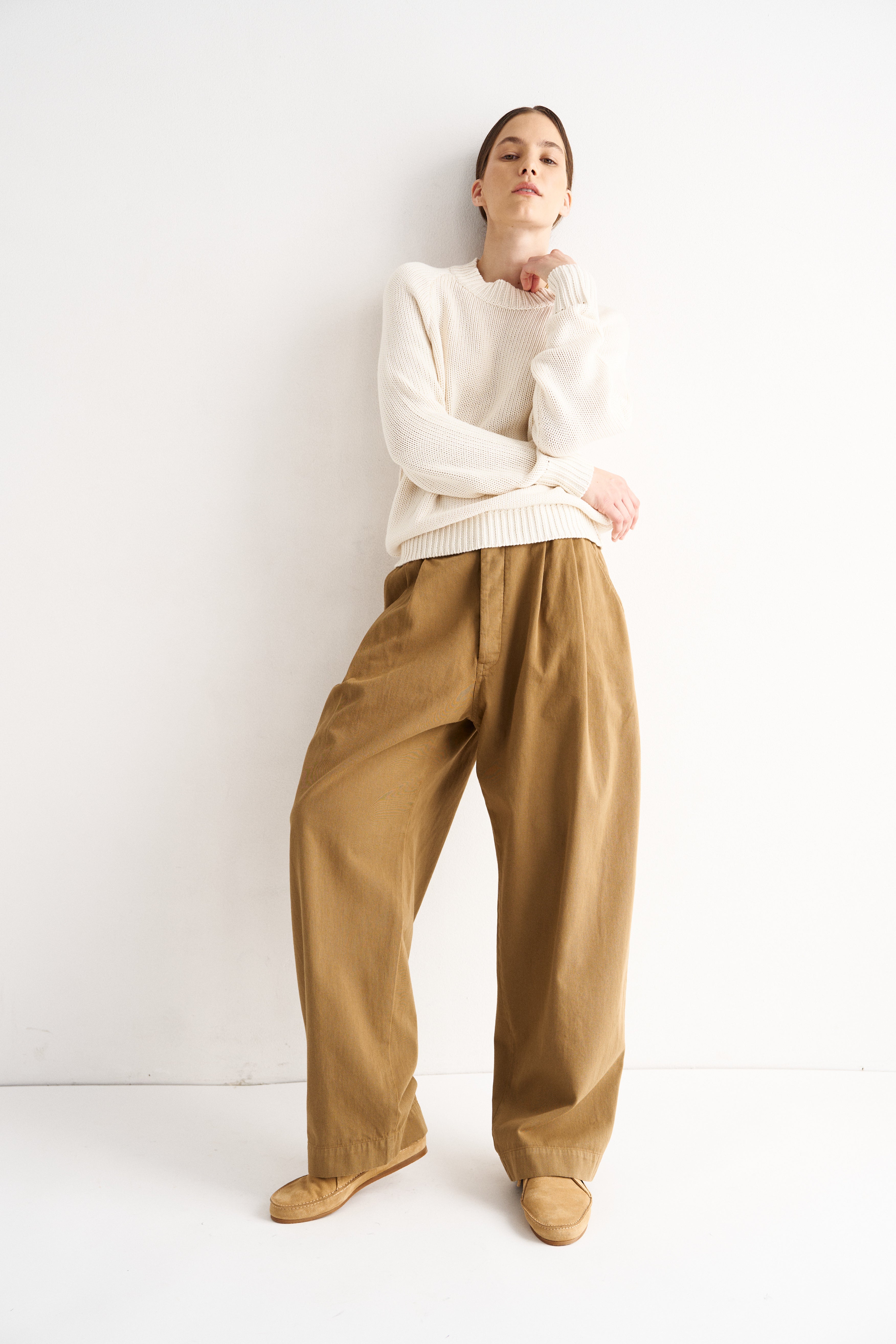 The Tapered Trouser in Camel