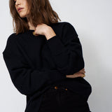 The Baggy Crew Sweatshirt in Black