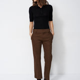 The Slim Polo Tee in Black