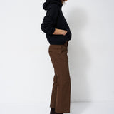 The Seamed Stiletto Boot in Deep Espresso