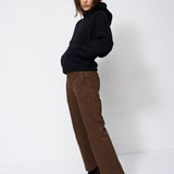 The Seamed Stiletto Boot in Deep Espresso