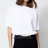 The Big Hem Tee in White