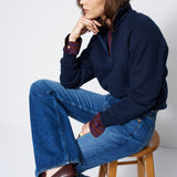The Quarter Zip in Navy