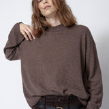 The Triple Pleat Trouser in Cacao