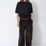 The Triple Pleat Trouser in Cacao