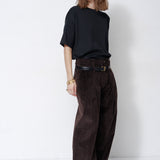 The Triple Pleat Trouser in Cacao