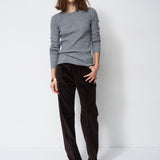 The Rib Slim Sweater in Graphite
