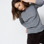 The Rib Slim Sweater in Graphite