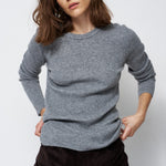 The Rib Slim Sweater in Graphite