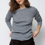 The Rib Slim Sweater in Graphite